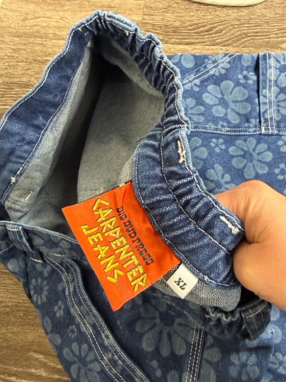 Big Bud Press MID-RISE CARPENTER JEANS LAZY DAISY - Picture 7 of 8